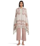 Barefoot Dreams CozyChic Mosaic Wrap — cor Rosa
